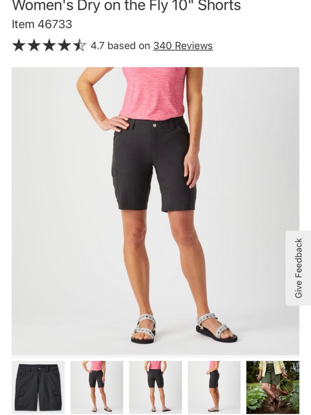 Duluth Women's Dry on the Fly 10" Shorts Slate Gray